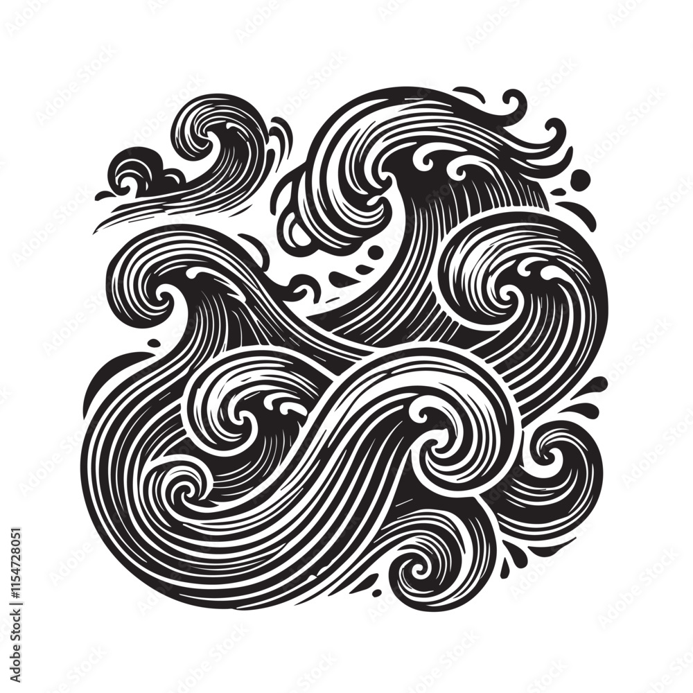 Waves svg vector design Waves svg vector design