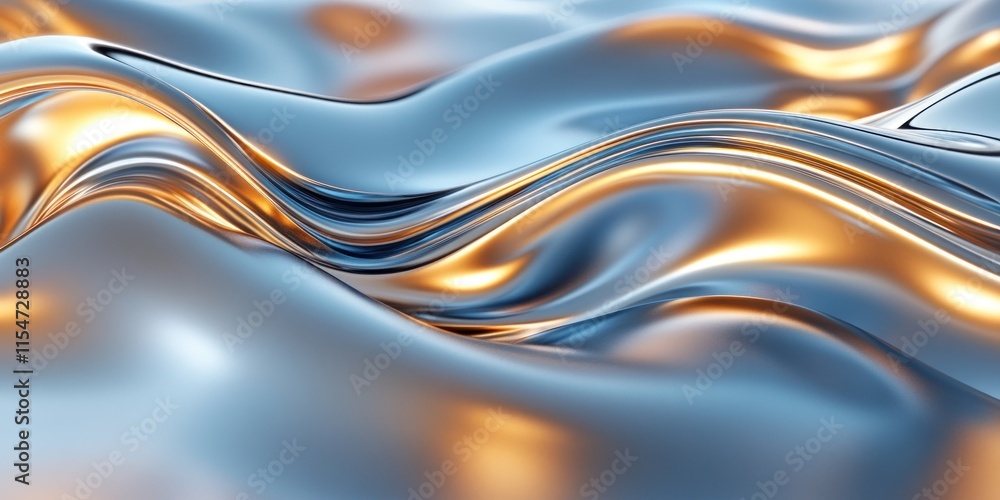 Abstract 3d render background with fluid shapes and blue metallic reflections. modern luxury illustration suitable for backgrounds. Abstract 3d render background with fluid shapes and blue metallic reflections. modern luxury illustration suitable for backgrounds.