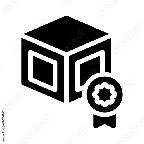 delivery badge glyph icon