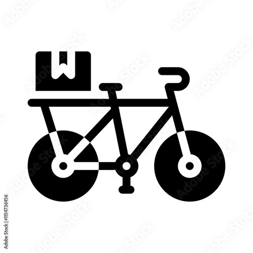 bicycle glyph icon