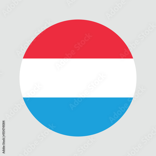 round flag of Luxemburg country with a grey background , Circular design , vector and illustration Free Download round flag of Luxemburg country with a grey background , Circular design , vector and illustration - GFXLoad