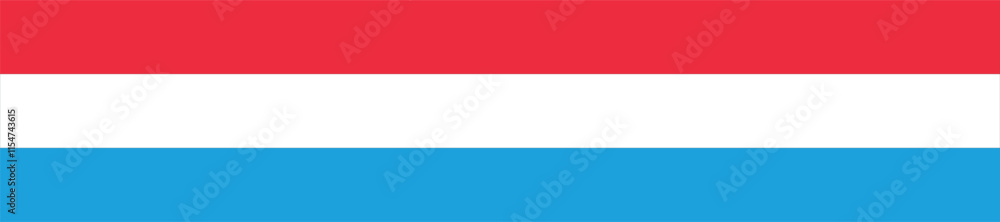 National long rectangular flag of Luxembourg country , digital illustration and vector design National long rectangular flag of Luxembourg country , digital illustration and vector design
