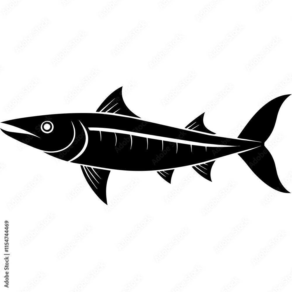 Naklejka premium illustration of a fish