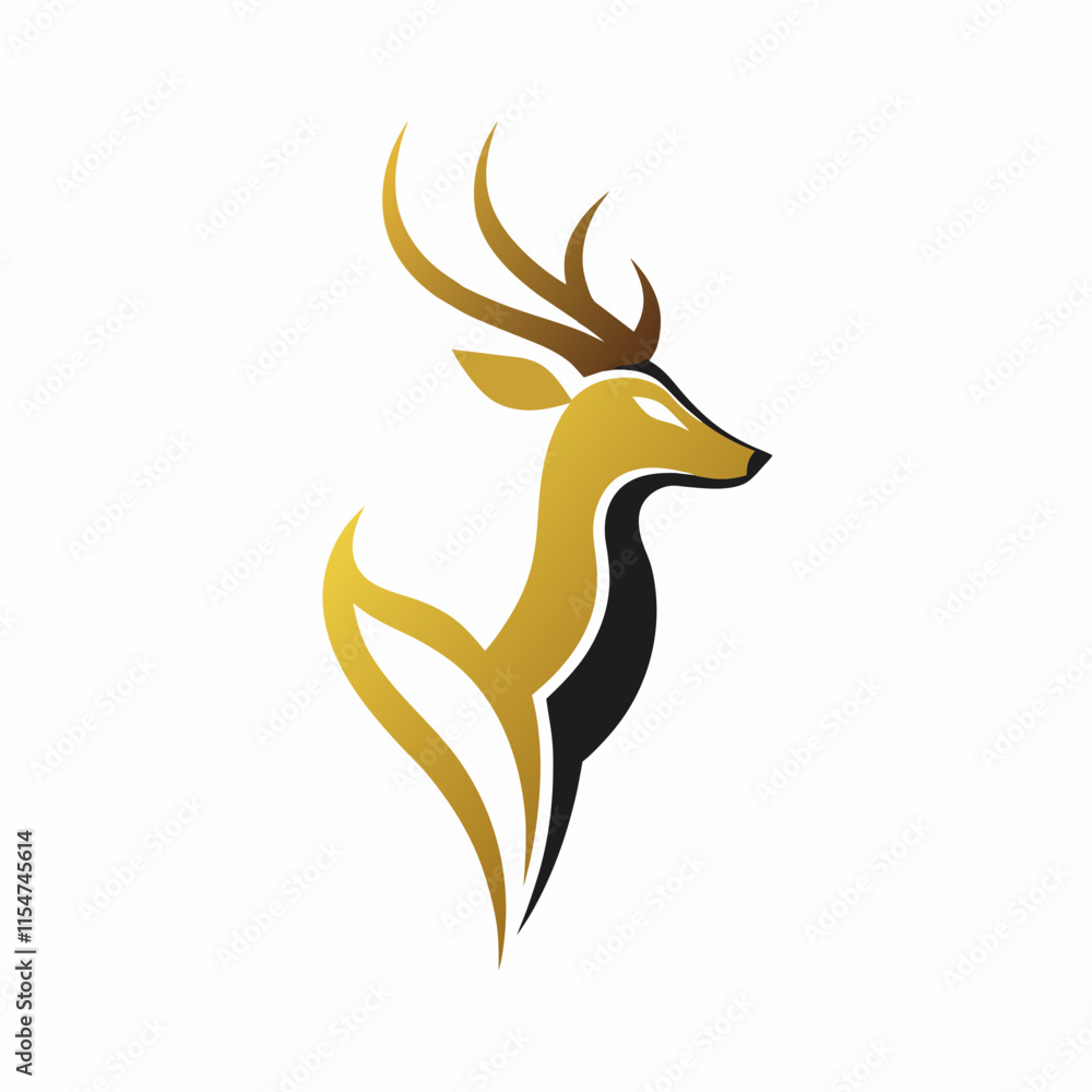 Naklejka premium deer icon