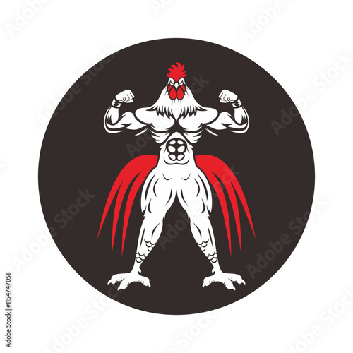 macho rooster.eps