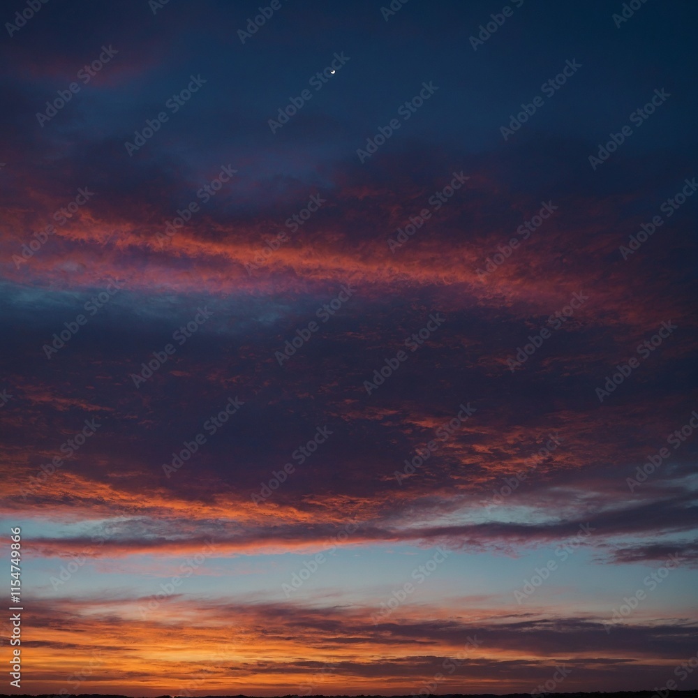 A breathtaking view of the sky just after sunset, with hues of deep orange, soft pink, and fading purple blending seamlessly into a darkening blue. A breathtaking view of the sky just after sunset, with hues of deep orange, soft pink, and fading purple blending seamlessly into a darkening blue.