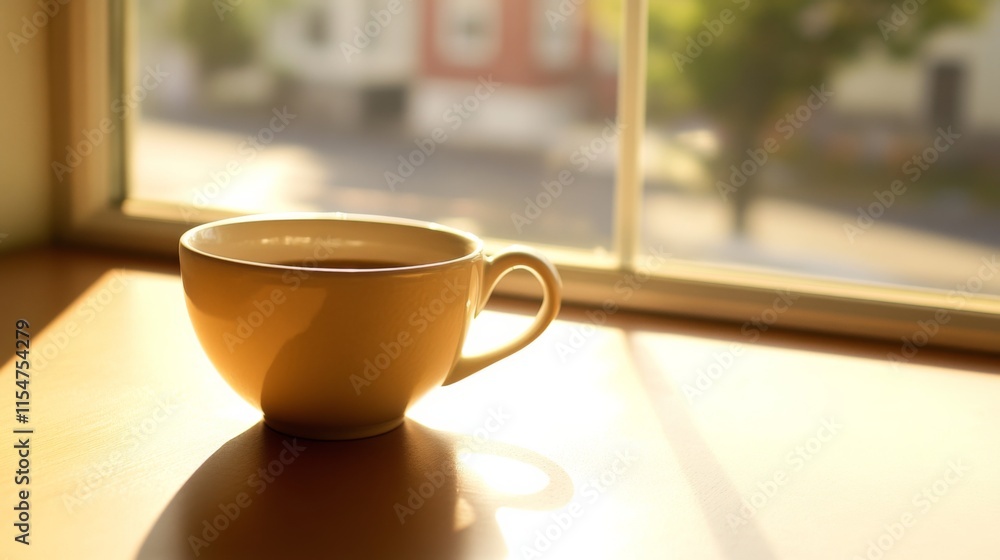 Obraz premium Cozy Café with Soft Lighting and Warm Storytelling Vibes