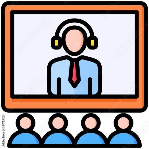 Teleconference Icon