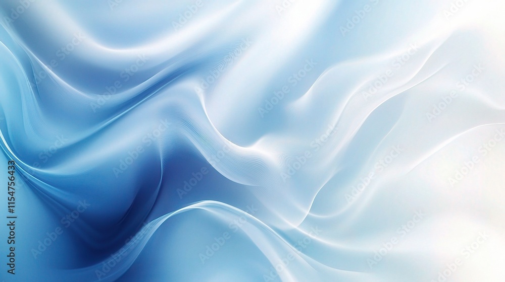 custom made wallpaper toronto digitalAbstract Blue Gradient Background with Soft Blurred Waves