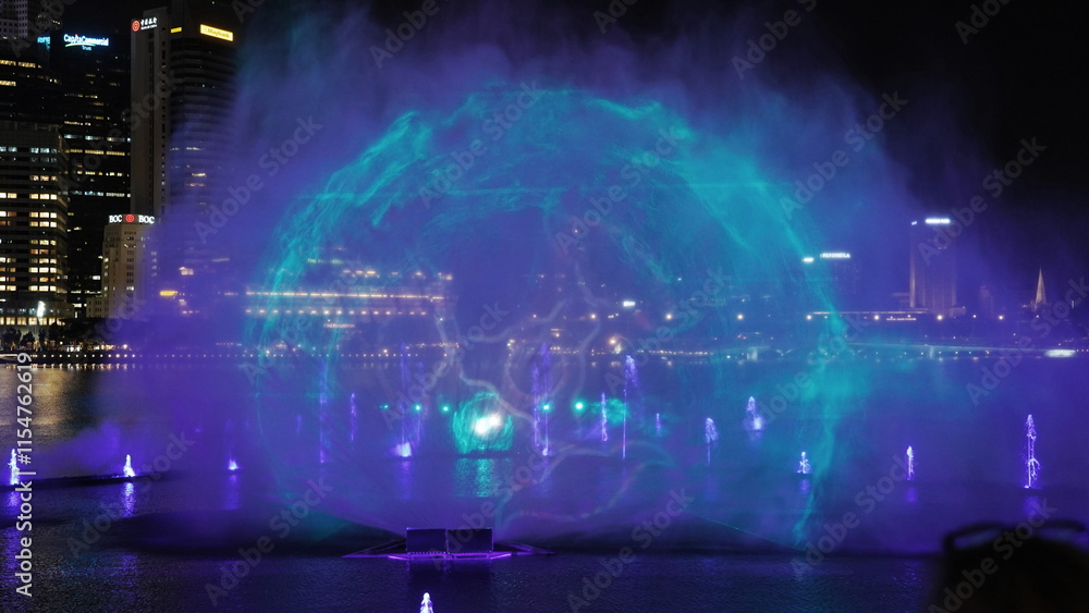 fountain at night fountain at night