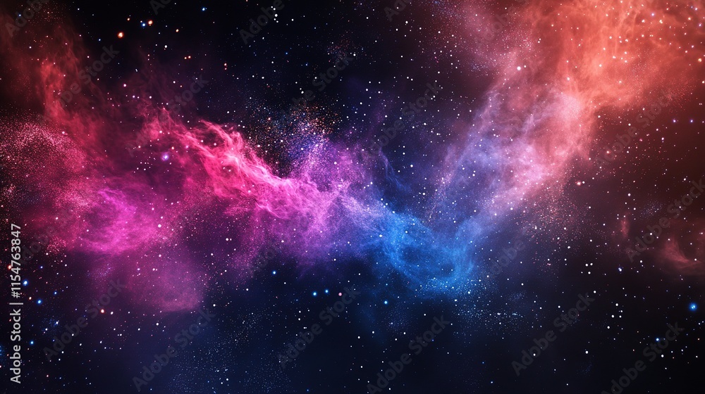 Obraz premium Colorful Powder Explosion Creating Dynamic Background Effects