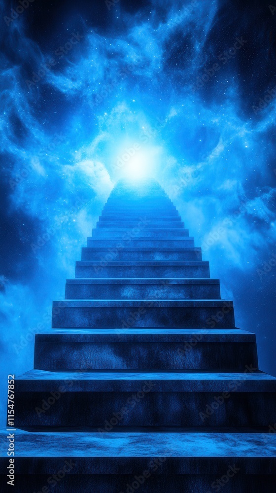 Success ladder in business, abstract stairs ascending towards a luminous peak, symbolizing achievement and aspiration. Success ladder in business, abstract stairs ascending towards a luminous peak, symbolizing achievement and aspiration.