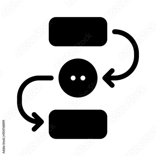 Data glyph icon