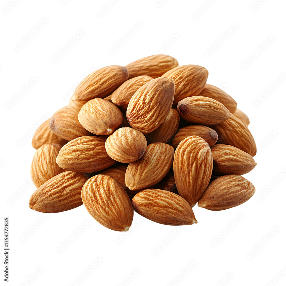 Le Grand Almonds Isolated On Transparent Background Le Grand Almonds Isolated On Transparent Background