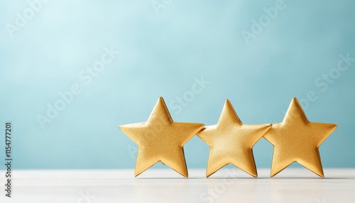 Customer rating satisfaction stars on smartphone app digital environment close-up view photo