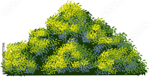 bush vector decoration