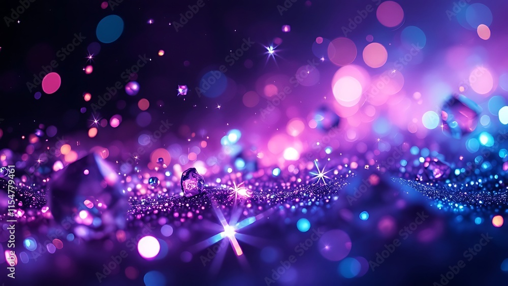 Prismatic light leaks with rainbow bokeh on dark background. Modern artistic design, abstract technology, digital effects. Prismatic light leaks with rainbow bokeh on dark background. Modern artistic design, abstract technology, digital effects.