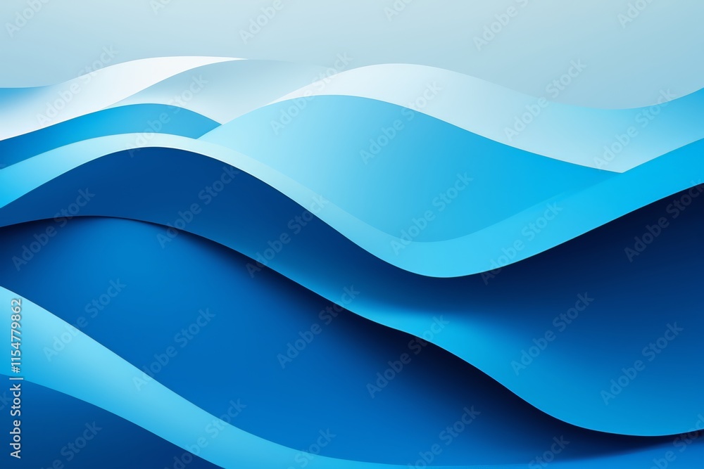 Fototapeta premium a close up of a blue wave background with a light blue sky