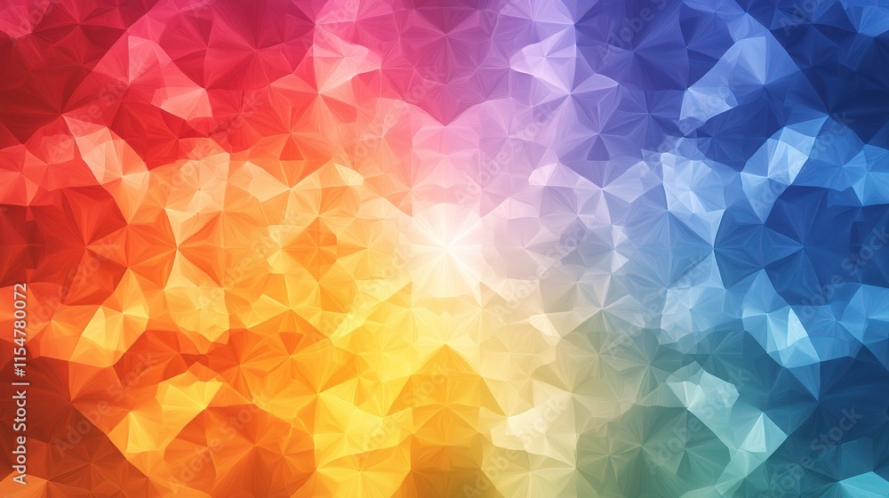 Obraz premium Colorful Kaleidoscope Patterned Background with Intricate Design