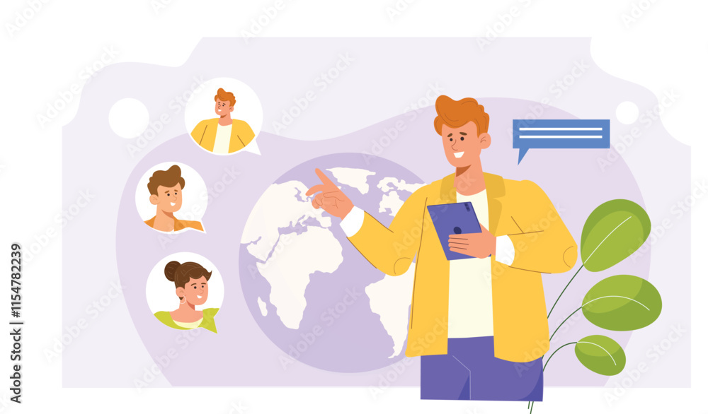 Multiple avatars working together virtually, sharing documents, and brainstorming ideas on digital platforms with a tech-forward aesthetic. Multiple avatars working together virtually, sharing documents, and brainstorming ideas on digital platforms with a tech-forward aesthetic.