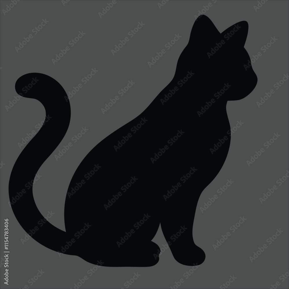 cat logo vector