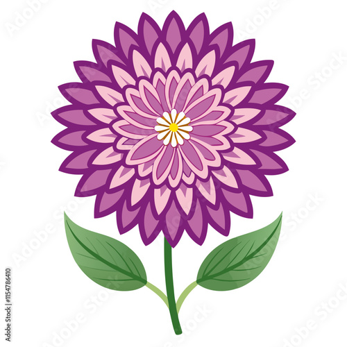 aster flower icon design