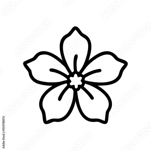 hibiscus flower icon design