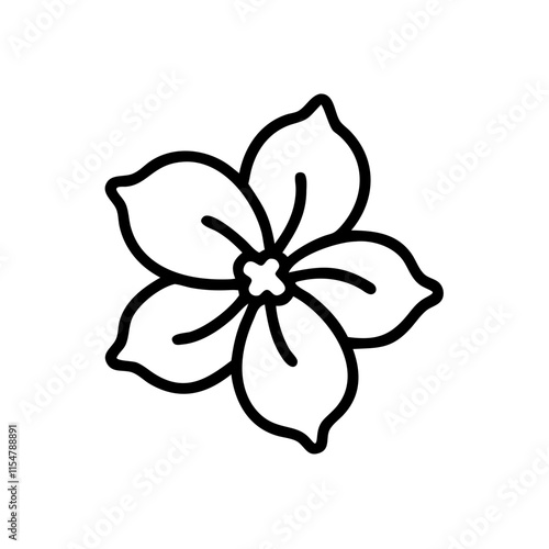hibiscus flower icon design