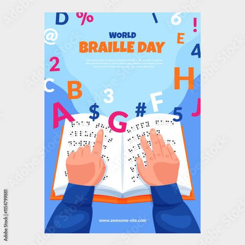 World Braille Day Poster