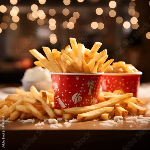 Golden and Crispy: A Delightful Close-up of Dairy Queen Fries