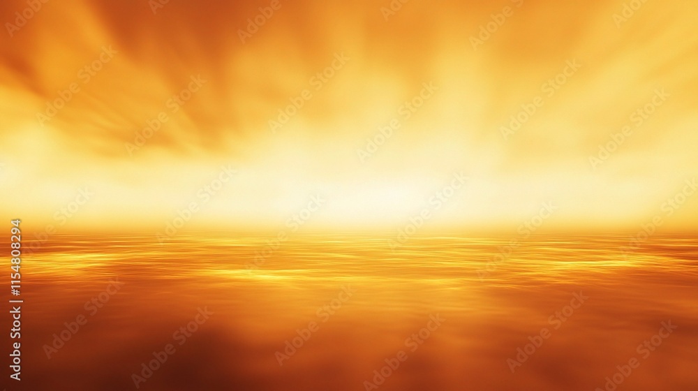 Fototapeta premium Abstract Yellow Lights with Blurred Ochre Tone Background