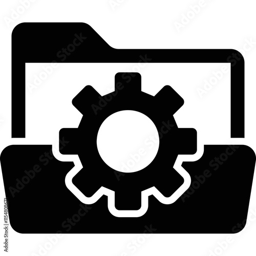 simple vector icon folder
