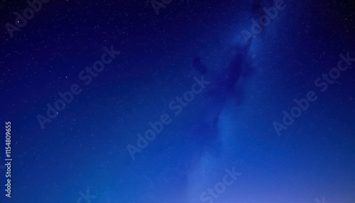 the distance with a bright blue sky and a bright star