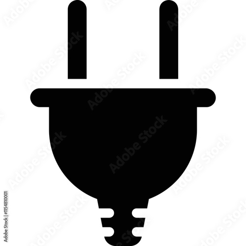 Simple vector icon plug socket
