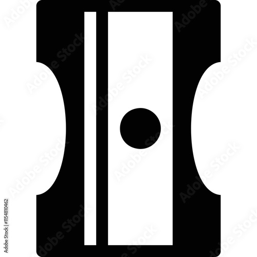 Simple vector icon pencil sharpener