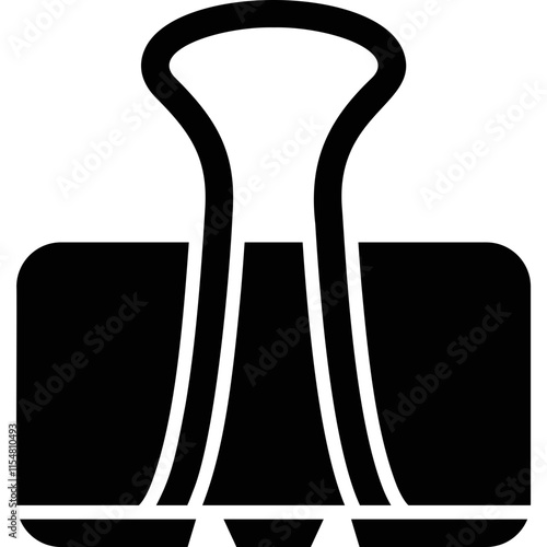simple vector icon paper clip
