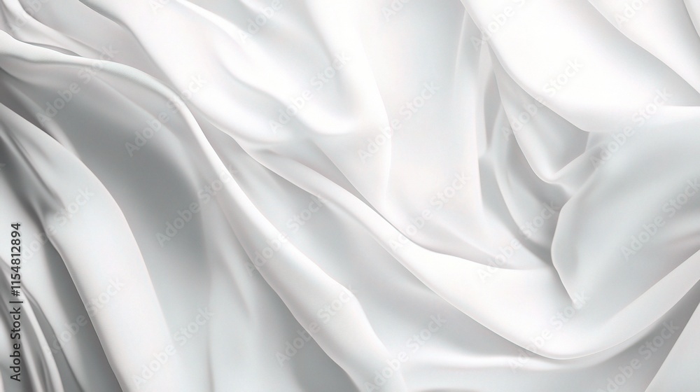 Fototapeta premium Modern Abstract White Background with Seamless Flowing Texture