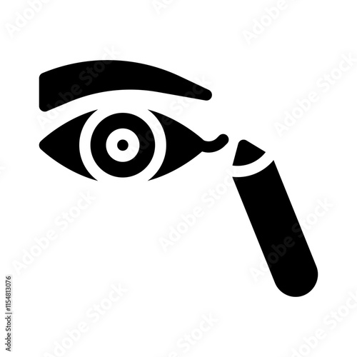 eyeliner glyph icon