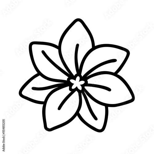 jasmine flower icon design