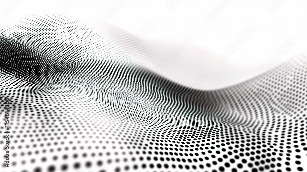 Halftone Abstract Background with Vector Dot Patterns in Motion Halftone Abstract Background with Vector Dot Patterns in Motion