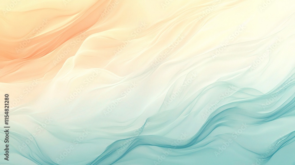 Soft Pastel Gradient Background with Wavy Lines and Gentle Tint Soft Pastel Gradient Background with Wavy Lines and Gentle Tint