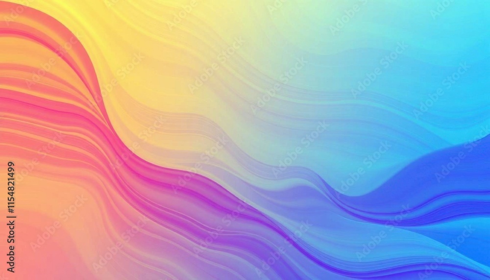 Obraz premium a close up of a colorful background with wavy lines