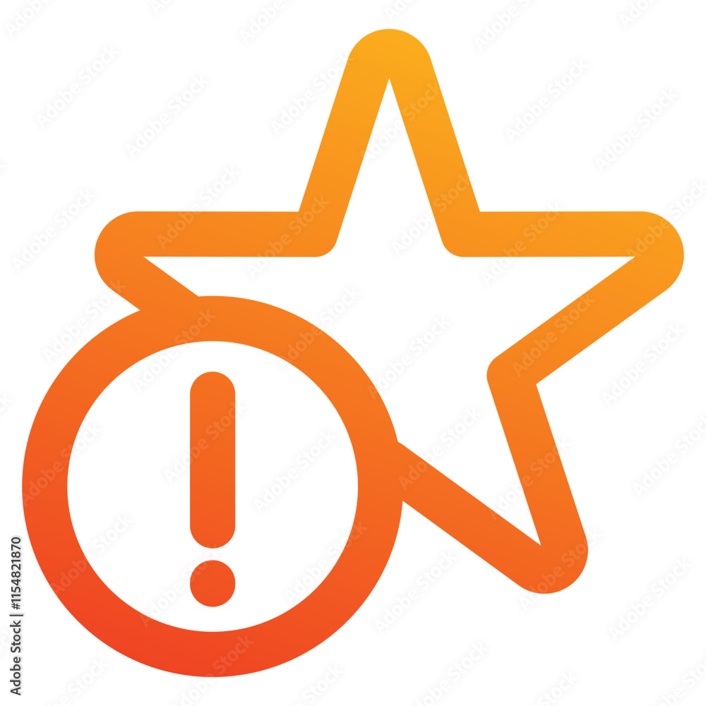 warning bookmark icon element for design warning bookmark icon element for design