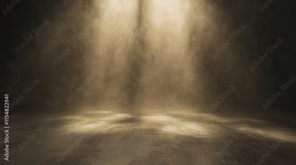 Soft Glowing Diffuse Light with Background Spots in Dark Space Soft Glowing Diffuse Light with Background Spots in Dark Space