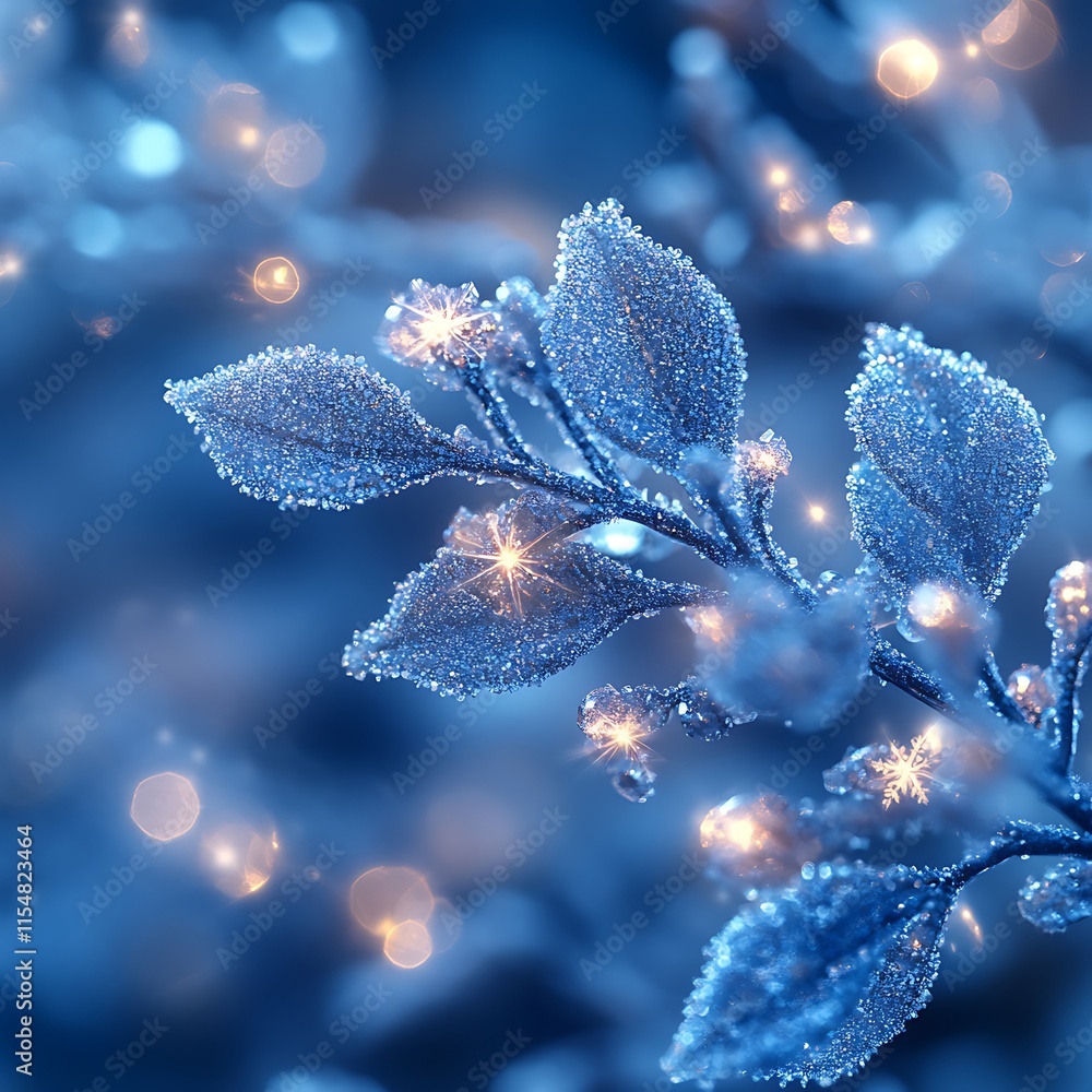 Icy blue frosted winter wonderland high resolution hd background Icy blue frosted winter wonderland high resolution hd background