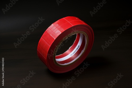 Durable bright red long masking tape for precision crafting, painting, and diy projects with ease. photo