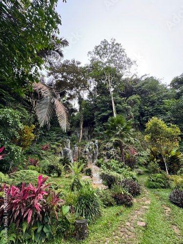 The Kali Dingin waterfall tourist location is in Wasuponda, East Luwu with an exotic and beautiful natural location.