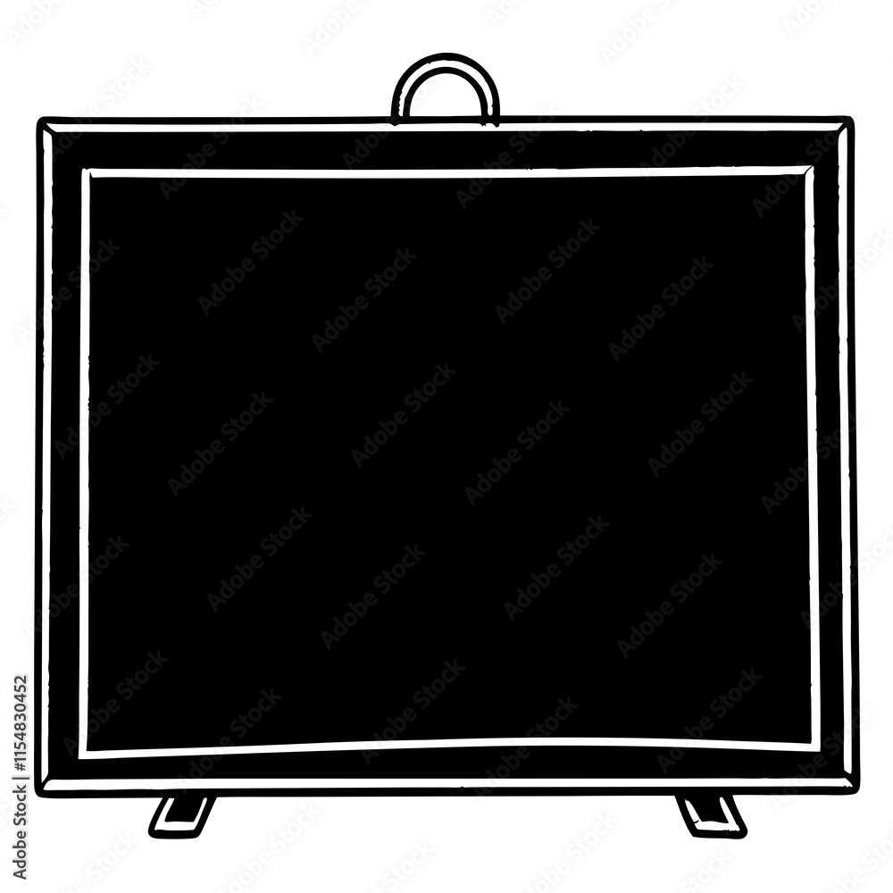 Blackboard Line Art Vector Design Blackboard Line Art Vector Design