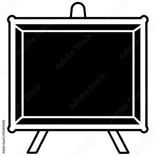 Blackboard Line Art Vector Design