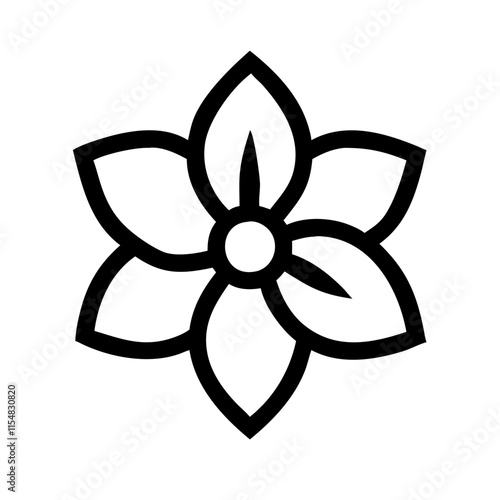 daffodil flower icon design